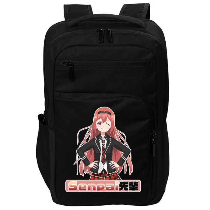 Japanese Animie Girl Senpai Impact Tech Backpack