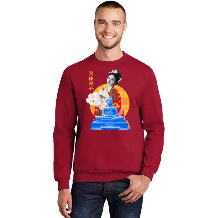 Japanese Buddha Female Sweatshirt