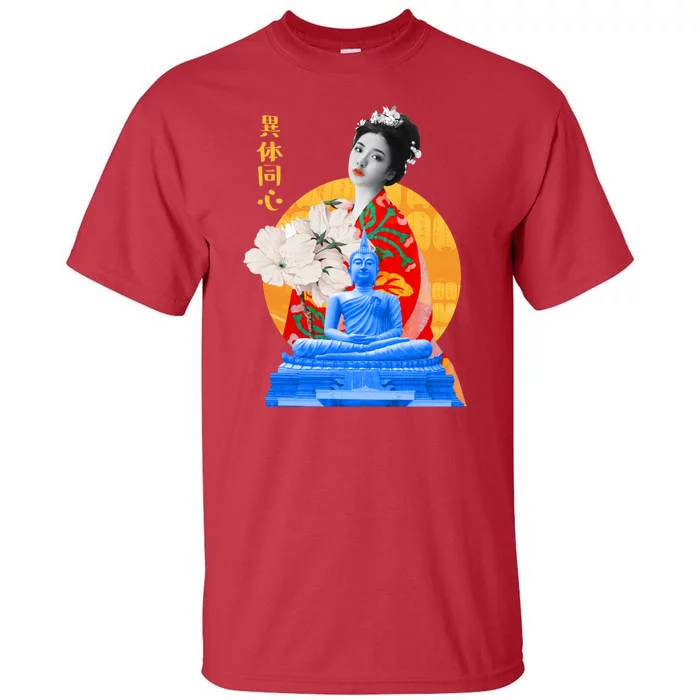 Japanese Buddha Female Tall T-Shirt