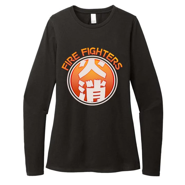 Japanese Fire Fighters - Fire Out Womens CVC Long Sleeve Shirt