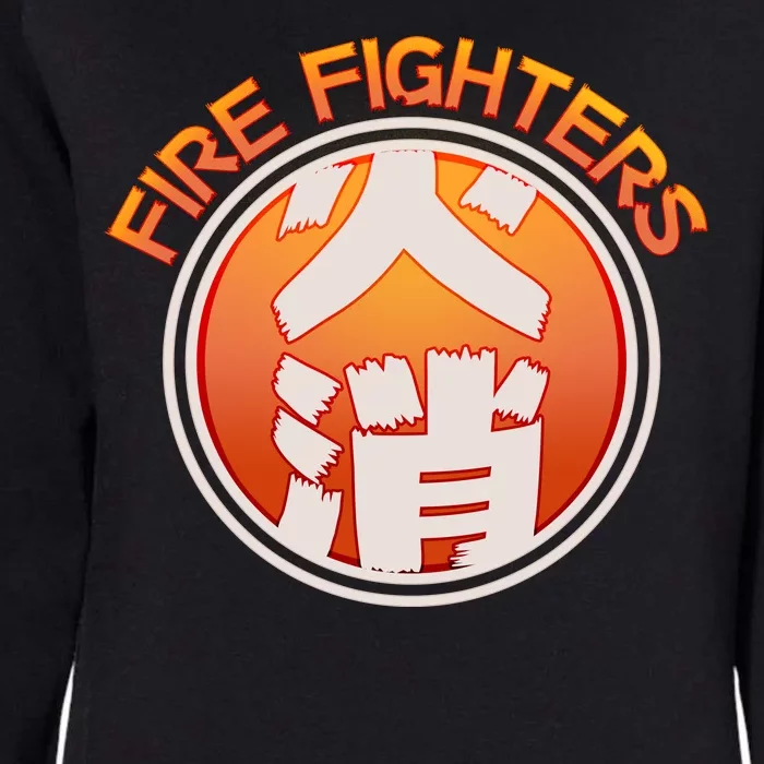 Japanese Fire Fighters - Fire Out Womens California Wash Sweatshirt