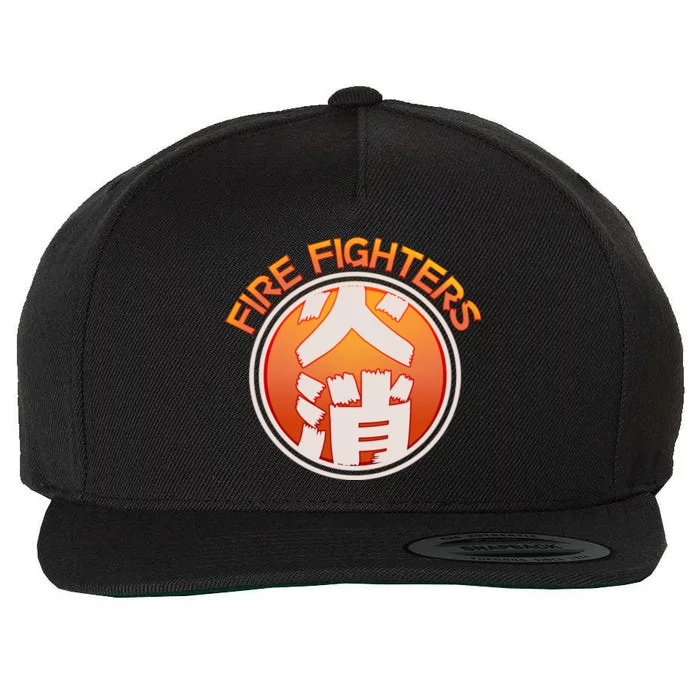 Japanese Fire Fighters - Fire Out Wool Snapback Cap