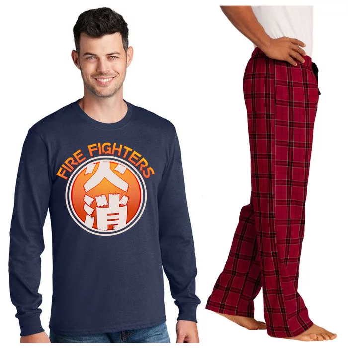 Japanese Fire Fighters - Fire Out Long Sleeve Pajama Set