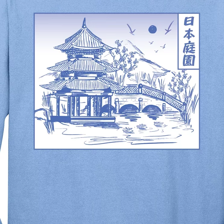 Japanese Garden Art Long Sleeve Shirt