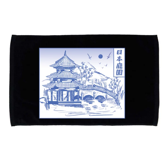 Japanese Garden Line Microfiber Hand Towel