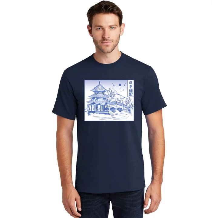 Japanese Garden Line Tall T-Shirt