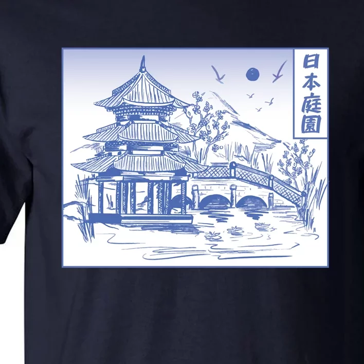 Japanese Garden Line Tall T-Shirt