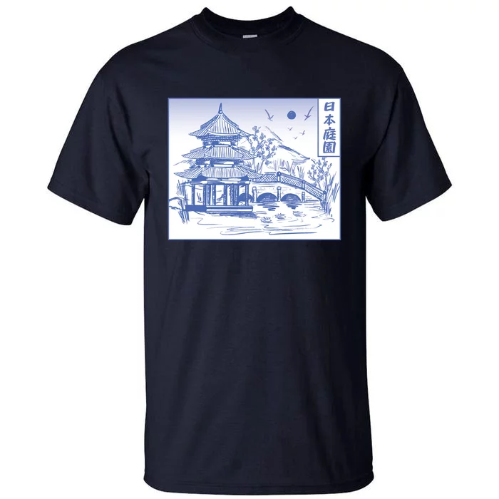 Japanese Garden Line Tall T-Shirt