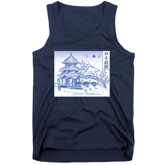 Japanese Garden Line Tank Top