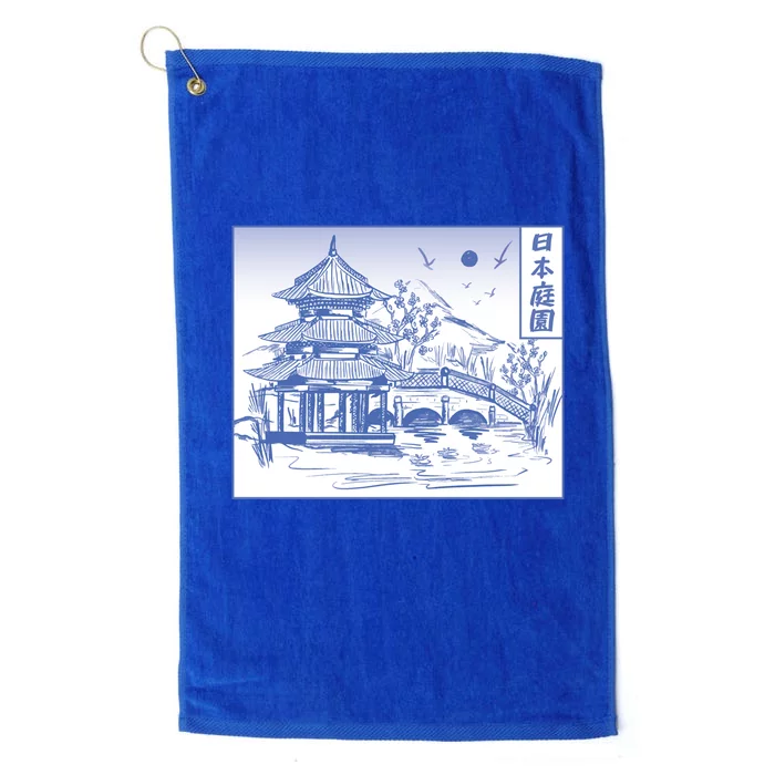 Japanese Garden Line Platinum Collection Golf Towel