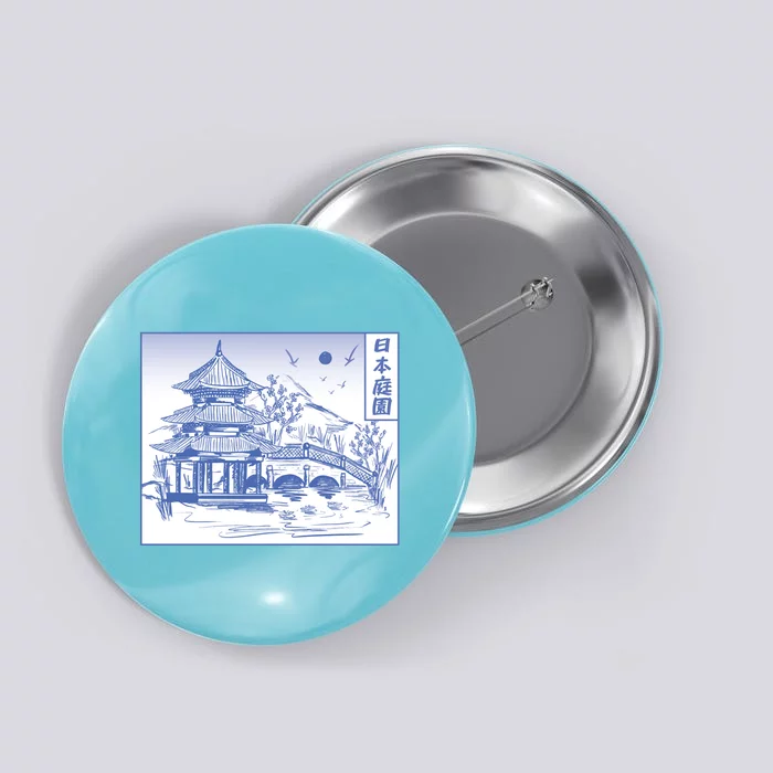 Japanese Garden Line Button