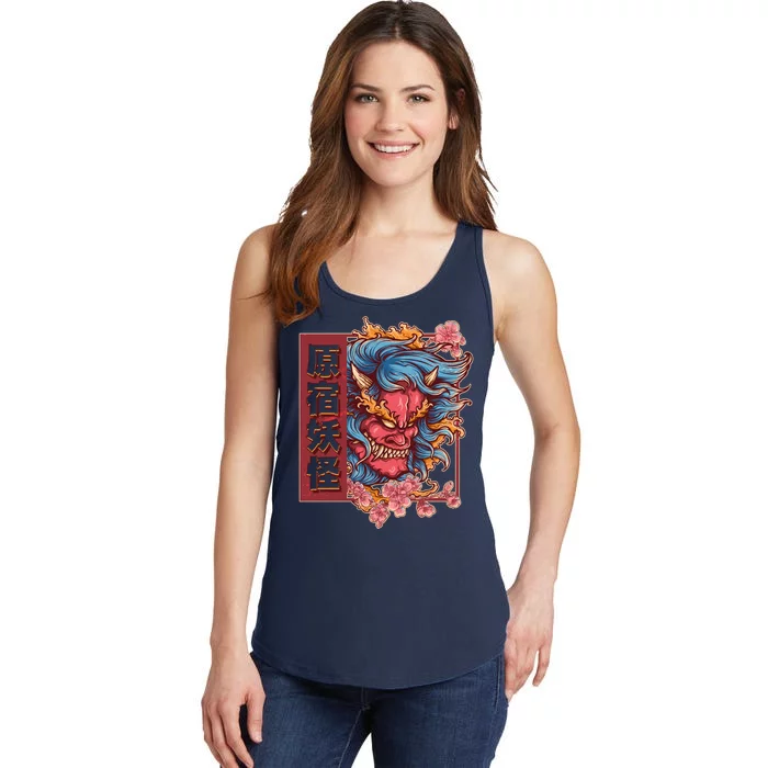 Japanese Harajuku Yokai Oni Monster Ladies Essential Tank