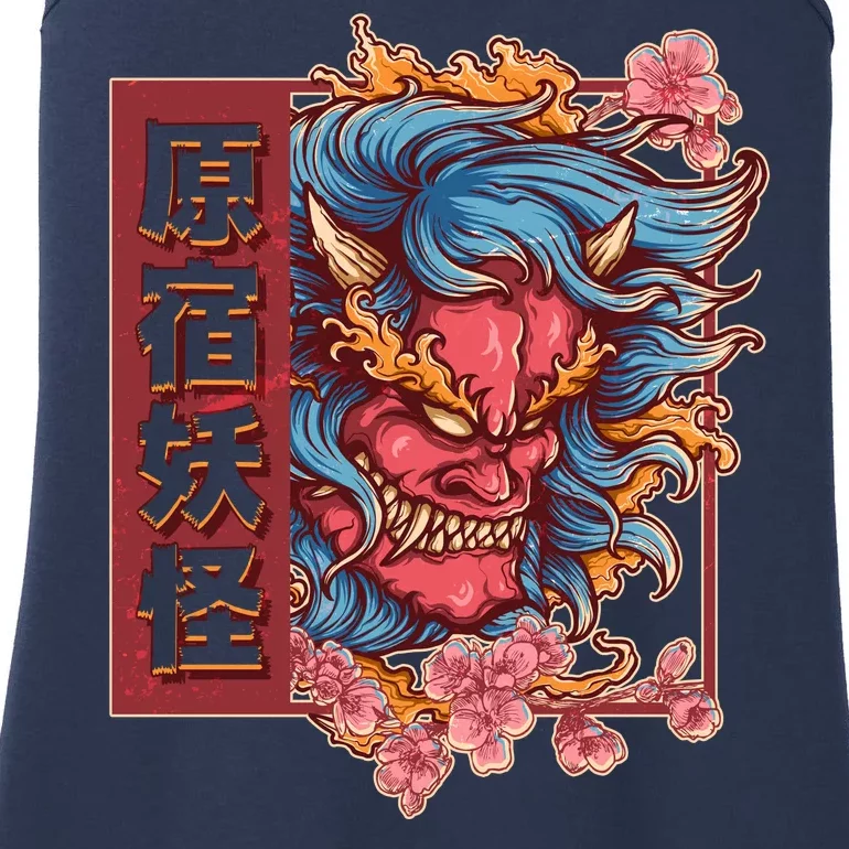 Japanese Harajuku Yokai Oni Monster Ladies Essential Tank