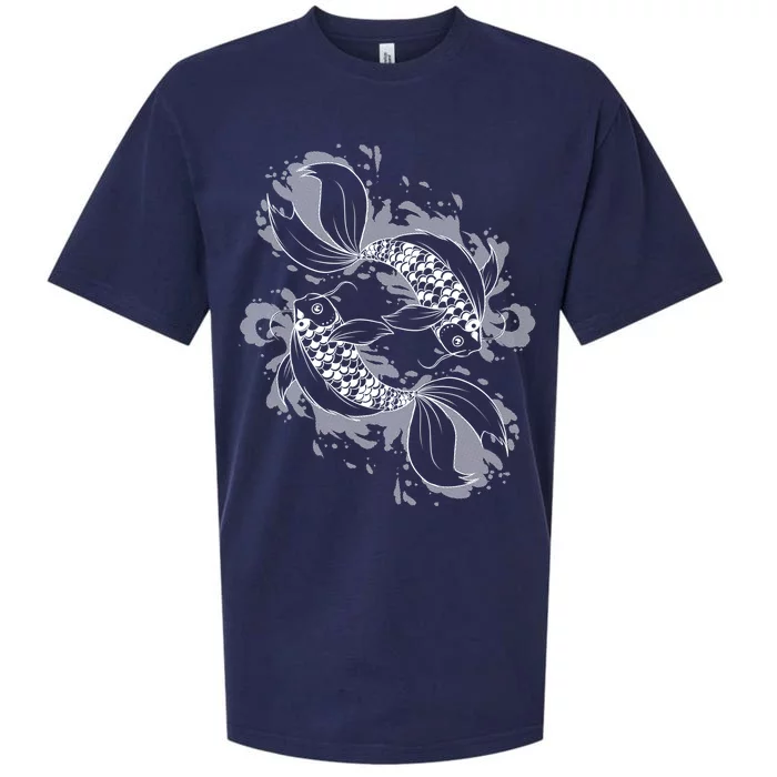 Japanese Koi Pisces Sueded Cloud Jersey T-Shirt