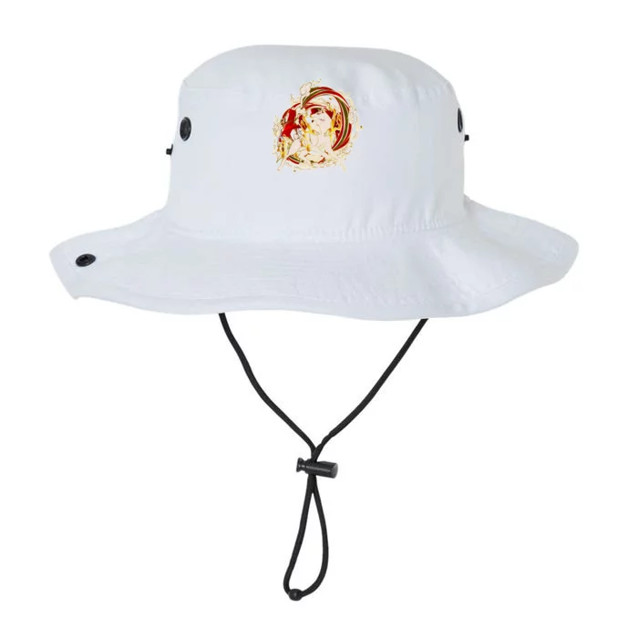 Japanese Mythology Okami Wolf Legacy Cool Fit Booney Bucket Hat