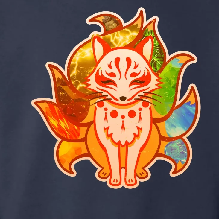 Japanese Nine Tails Kitsune Fox Elements Seasons Toddler Hoodie