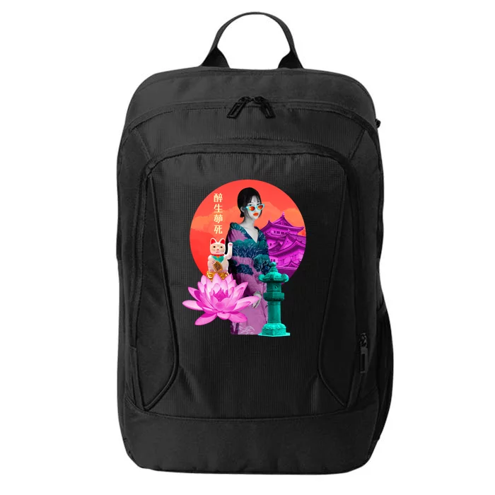 Japanese Photo Temple City Backpack