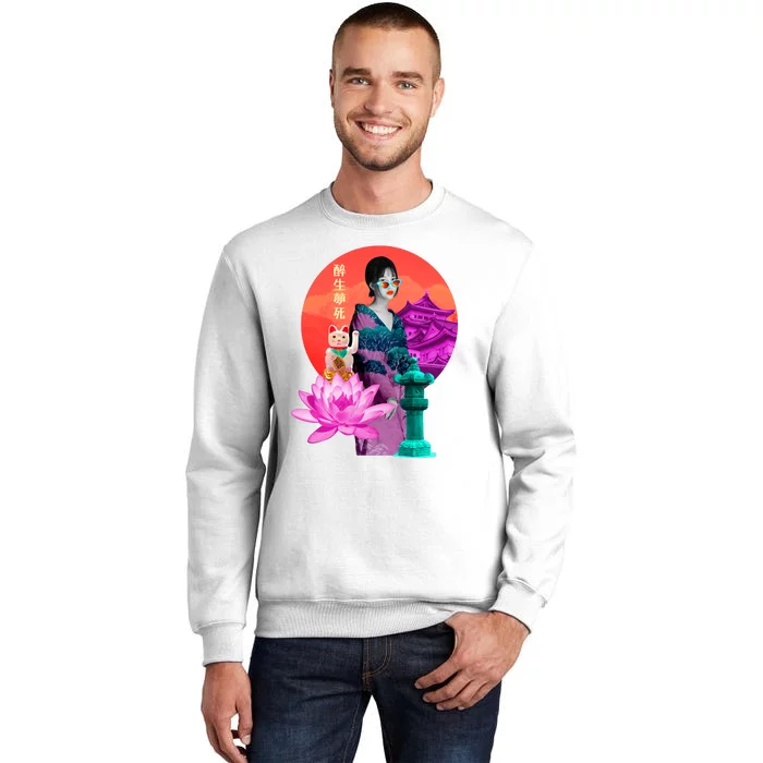 Japanese Photo Temple Sweatshirt