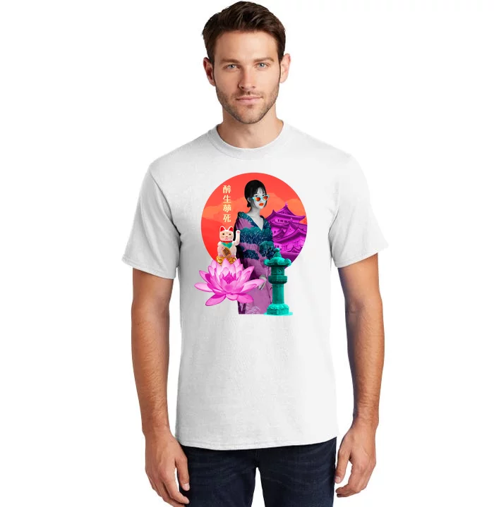 Japanese Photo Temple Tall T-Shirt