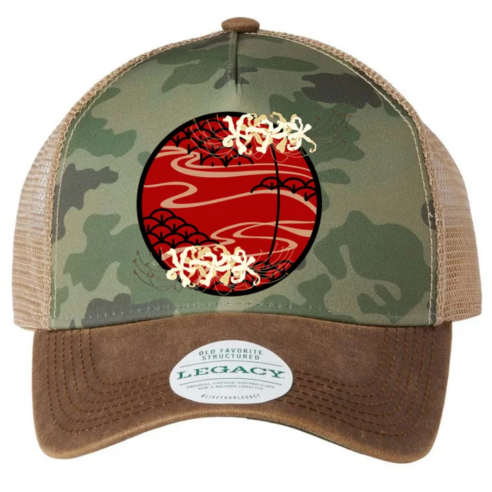 Japanese Spider Lily Legacy Tie Dye Trucker Hat