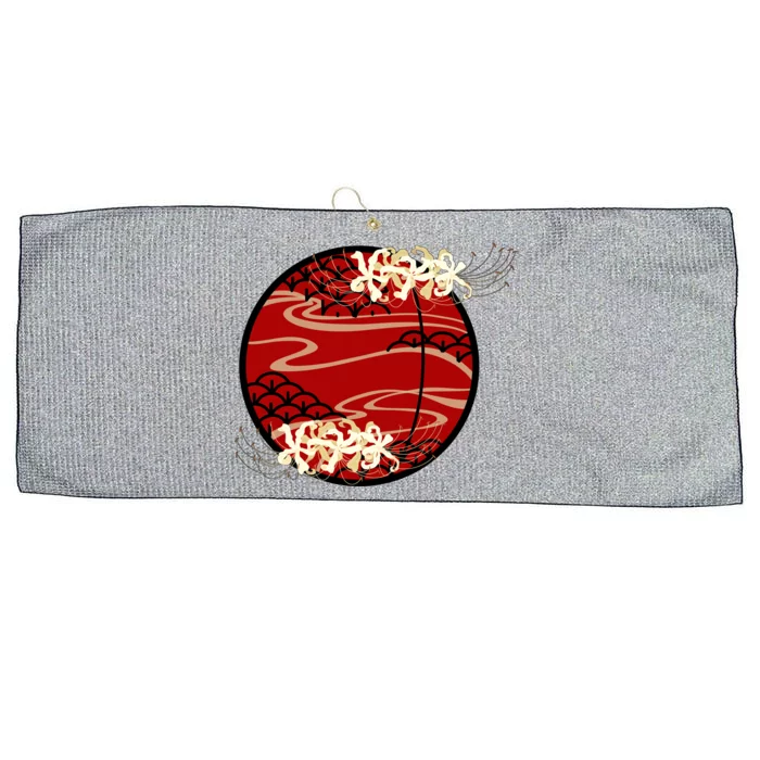 Japanese Spider Lily Large Microfiber Waffle Golf Towel