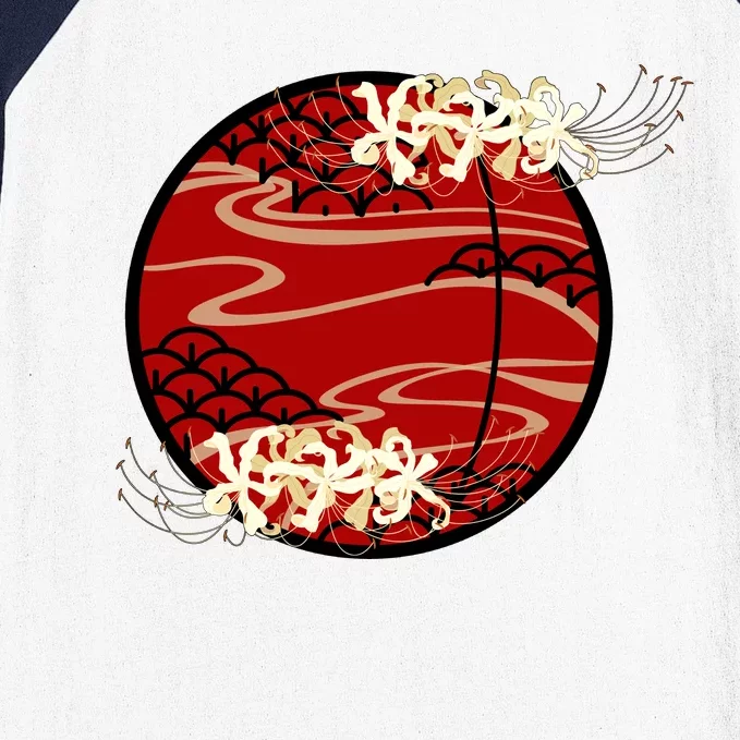 Japanese Spider Lily Baseball Sleeve Shirt