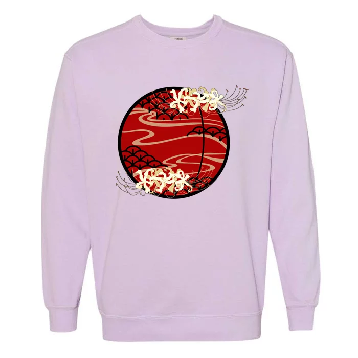 Japanese Spider Lily Garment-Dyed Sweatshirt