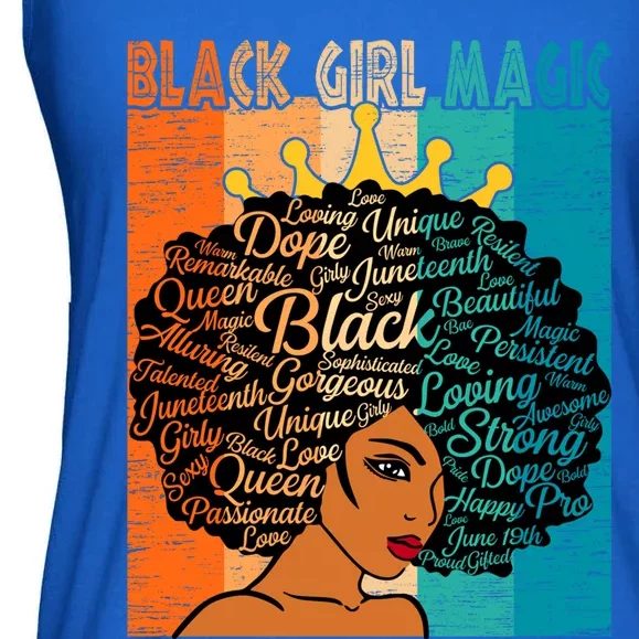 Juneteenth African Queen Black History Month Mother's Day Gift Ladies Essential Flowy Tank