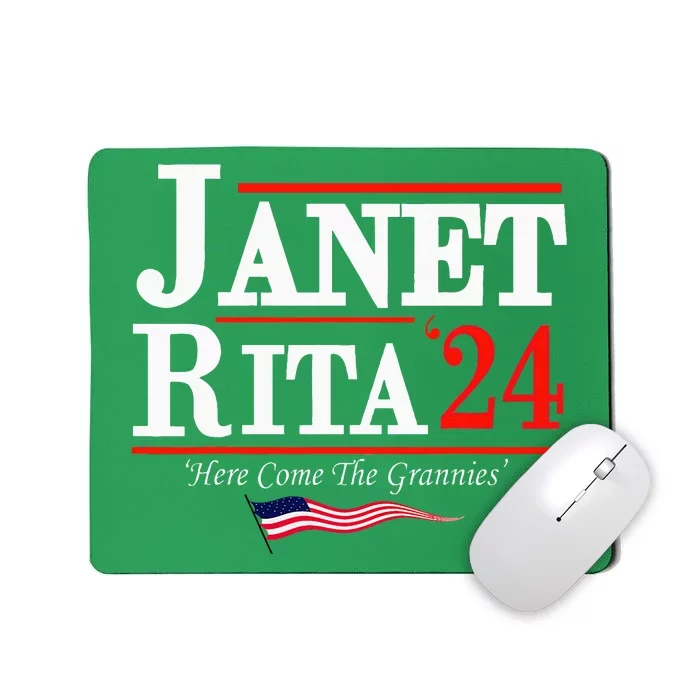 Janet And Rita 2024 Here Come The Grannies Mousepad