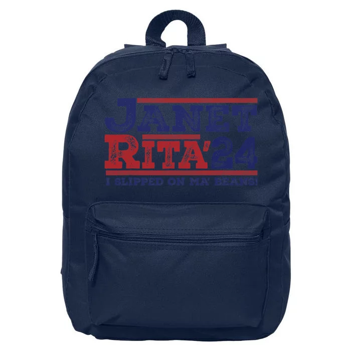 Janet And Rita For President 2024 President 2024 16 in Basic Backpack