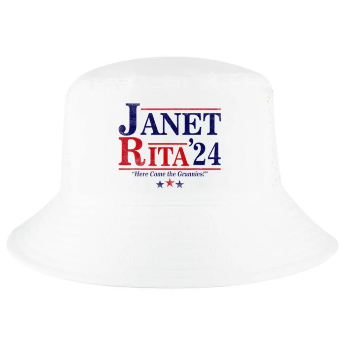 Janet And Rita 2024 Here Come The Grannies Cool Comfort Performance Bucket Hat