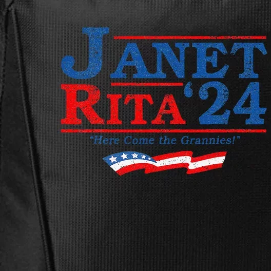 Janet And Rita For President 2024 President 2024 Gift City Backpack