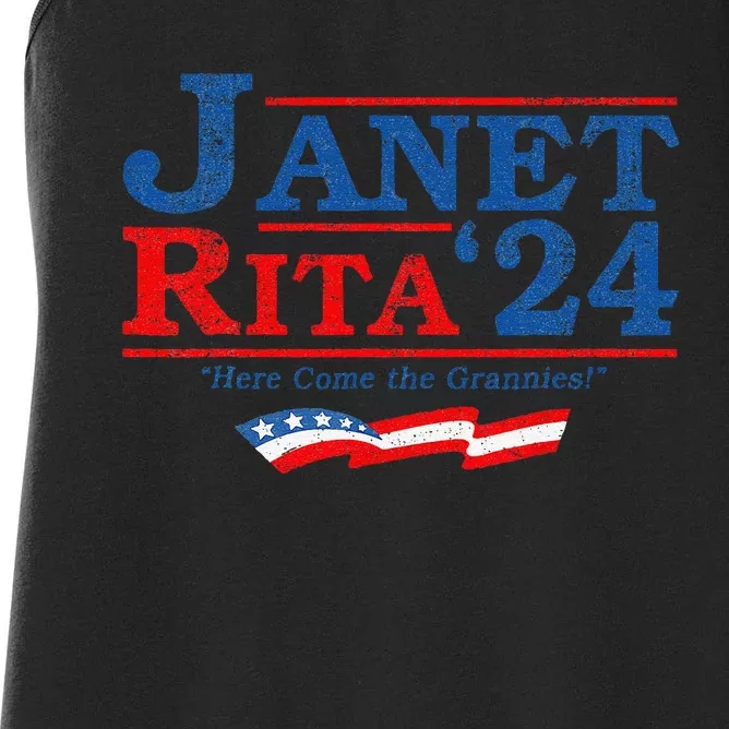 Janet And Rita For President 2024 President 2024 Gift Women's Racerback Tank