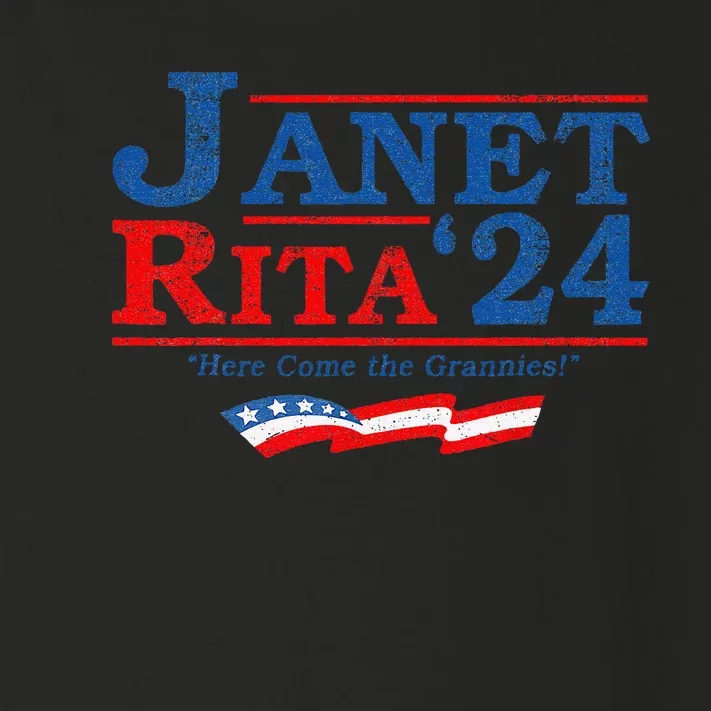 Janet And Rita For President 2024 President 2024 Gift Toddler Long Sleeve Shirt