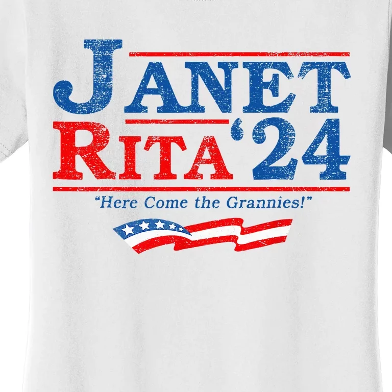 Janet And Rita For President 2024 President 2024 Women's T-Shirt