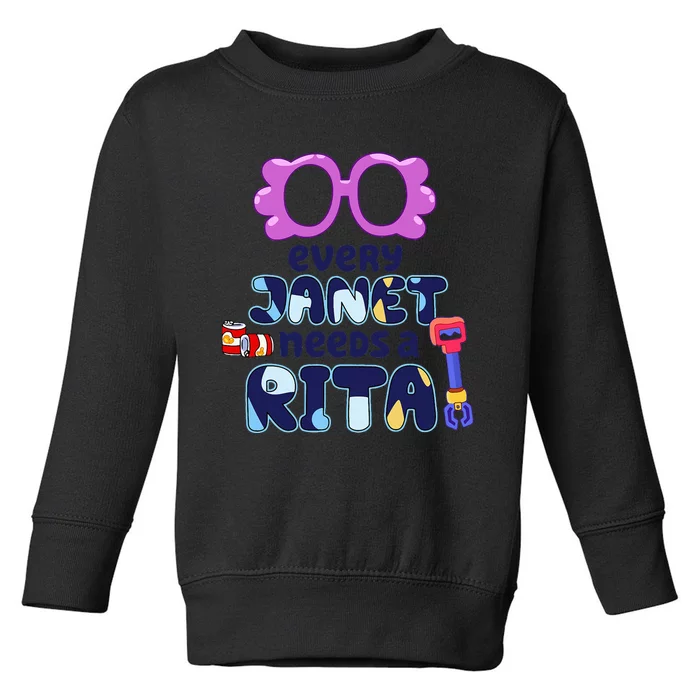 Janet and Rita Magnet Duo Toddler Sweatshirt