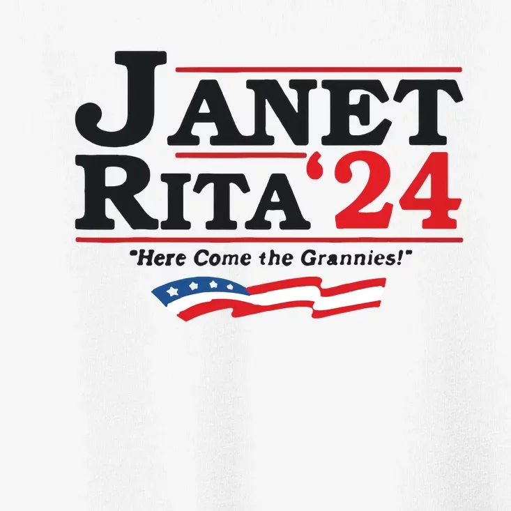 Janet And Rita For President 2024 Toddler T-Shirt