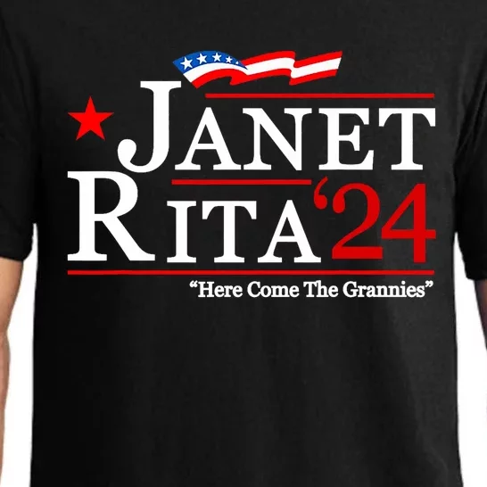 Janet And Rita For President 2024 Pajama Set