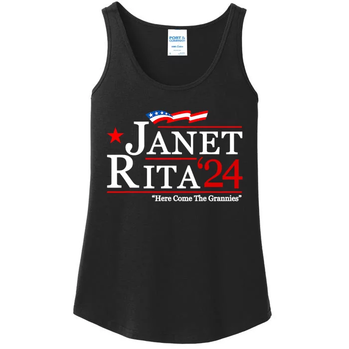 Janet And Rita For President 2024 Ladies Essential Tank