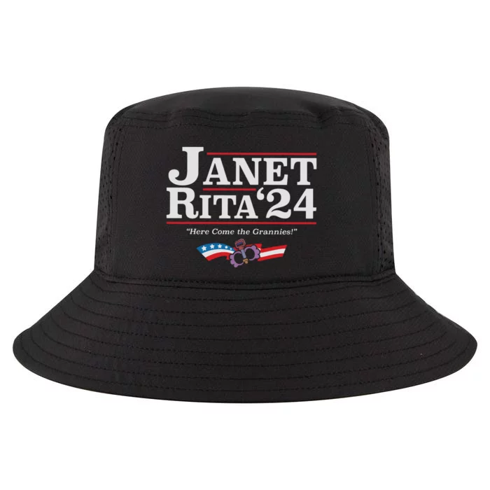 Janet And Rita 2024 The Grannies Political Nice Parking Spot Rita Cool Comfort Performance Bucket Hat