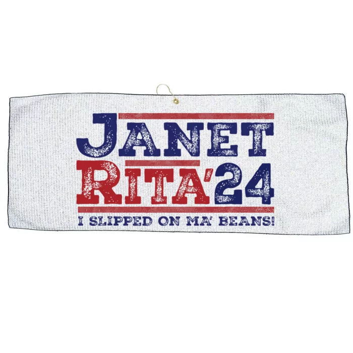 Janet And Rita For President 2024 Large Microfiber Waffle Golf Towel