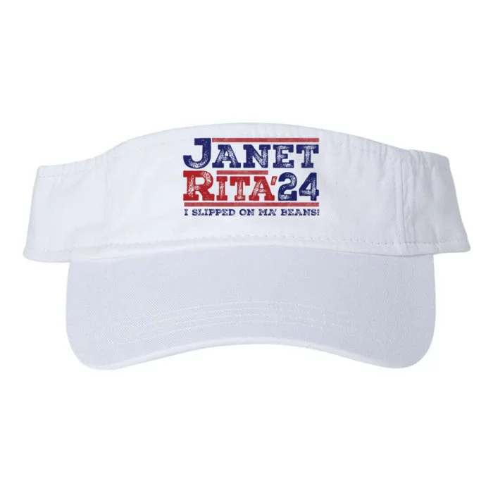 Janet And Rita For President 2024 Valucap Bio-Washed Visor