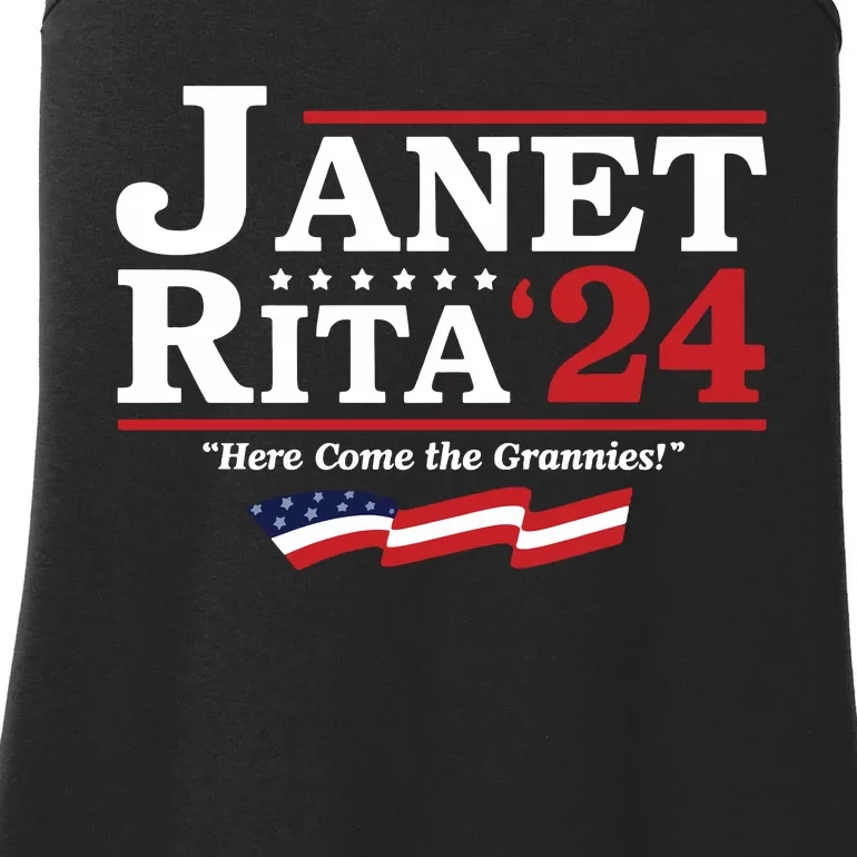 Janet And Rita For President 2024 Ladies Essential Tank