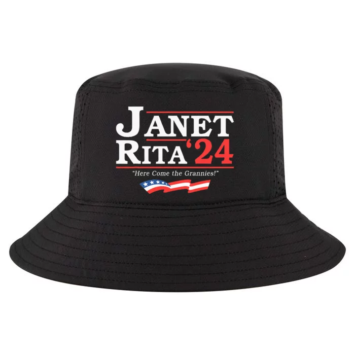 Janet And Rita 2024 Here Come The Grannies Cool Comfort Performance Bucket Hat