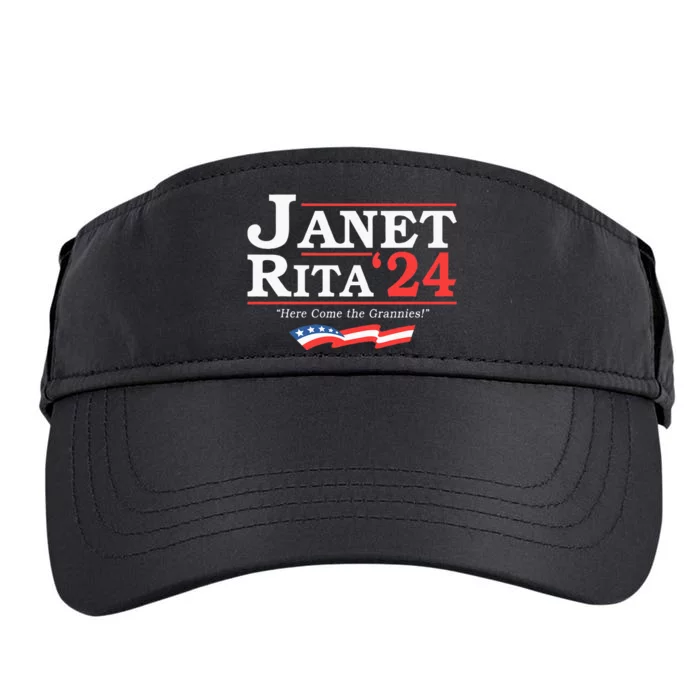 Janet And Rita 2024 Here Come The Grannies Adult Drive Performance Visor