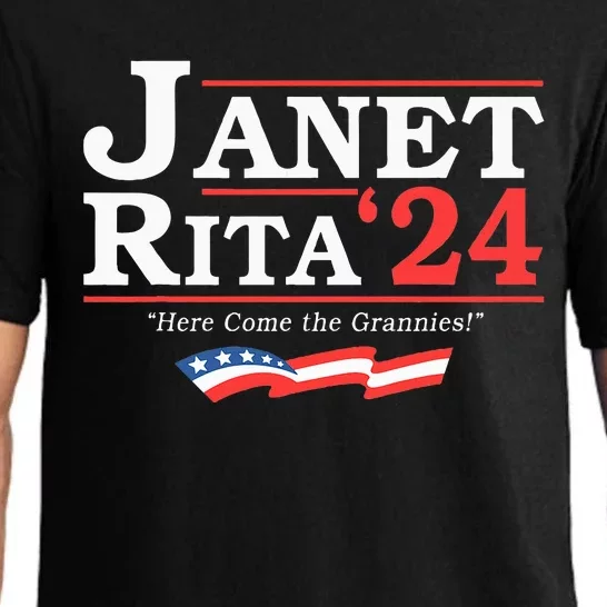 Janet And Rita 2024 Here Come The Grannies Pajama Set