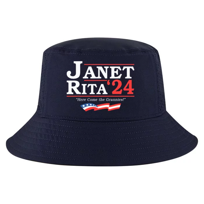 Janet And Rita 2024 Here Come The Grannies Cool Comfort Performance Bucket Hat