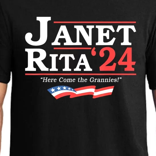 Janet And Rita 2024 Here Come The Grannies Pajama Set