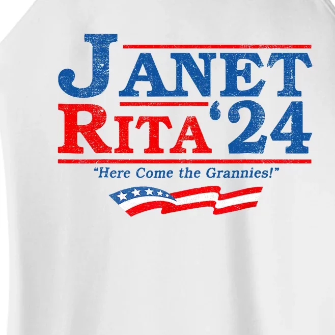 Janet And Rita For President 2024 President 2024 Women’s Perfect Tri Rocker Tank