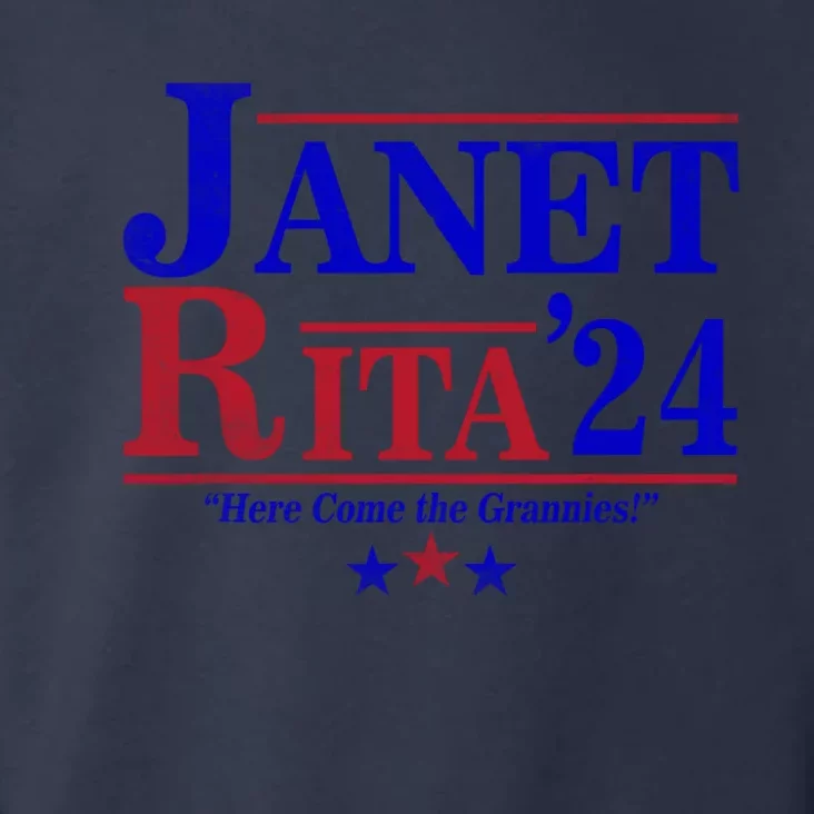 Janet And Rita 2024 Here Come The Grannies Toddler Hoodie